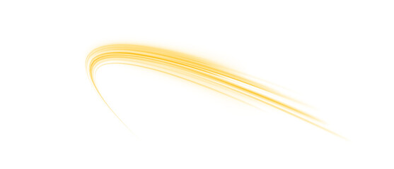 Elegant yellow twirl PNG. Golden curve flows creating decorative festive lines. Perfect for...