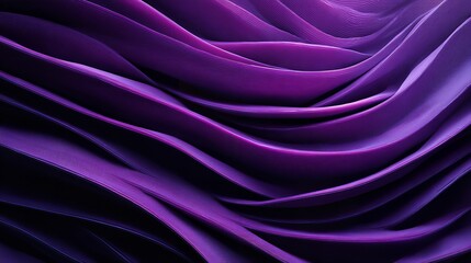 Obraz premium Dramatic purple waves abstract textile background for luxurious design projects