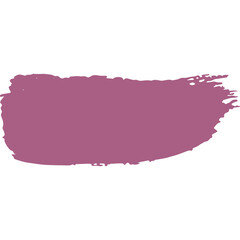 Abstract Purple Brush Stroke on Transparent Background