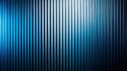 3d illustration of cool blue vertical lines create a sleek, modern abstract background with a subtle gradient and light effect, suggesting technology and sophistication