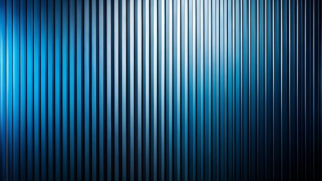 3d illustration of cool blue vertical lines create a sleek, modern abstract background with a subtle gradient and light effect, suggesting technology and sophistication