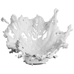 Milk Splash Realistic Effect