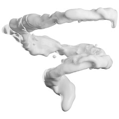 Milk Splash Realistic Effect