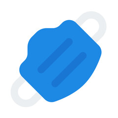 Mask Flat Icon Vector, Colorful Medical and Healthcare Symbol for Hospital and Doctor Concept