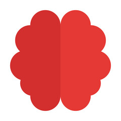 Brain Flat Icon Vector, Colorful Medical and Healthcare Symbol for Hospital and Doctor Concept