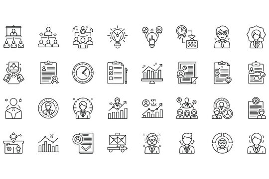 "Icons Representing Construction Vehicles and Machinery."