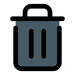 Delete Filled Line Icon Vector, Bold Outline UI and User Interface Symbol for Web and Mobile App Design Concept