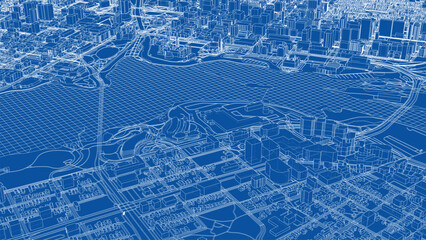 Detailed City Blueprint