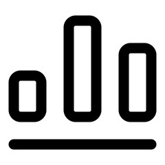Chart Line Icon Vector, Modern Outline UI and User Interface Symbol for Web and Mobile App Design Concept