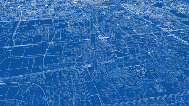 Detailed City Blueprint
