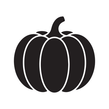 PrinPumpkin Silhouette Vector Icont