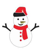 Snow Man Illustrations