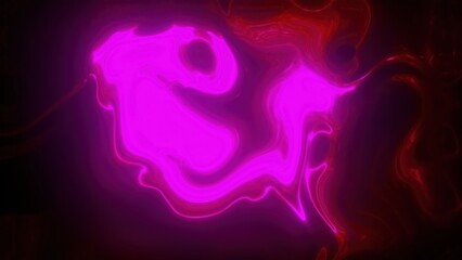 Abstract turbulent energy. Computer generated 3d render