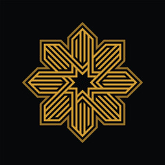 Arabic calligraphy of the name of Allah (God) 