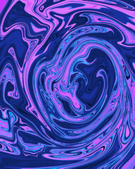 Fototapeta premium Purple Swirl Abstract Wave Pattern with Deep Motion Texture Art Design 