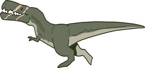 Obraz premium illustration of a Tyrannosaurus rex