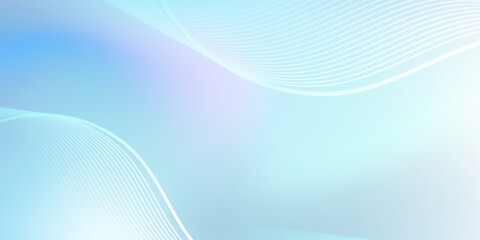 Abstract blue gradient background with shining lines waves. abstract wavy lines background.