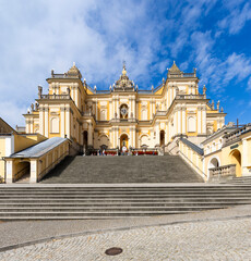 Architectural baroque basilica of Saints Peter and Paul in Wambierzyce, Poland