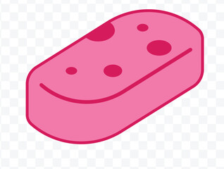 Bathing Cleansing Hygiene Icon Vector Flat Design