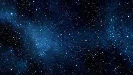 Obraz premium Deep space scene with a dense field of shimmering stars and nebulae galaxy