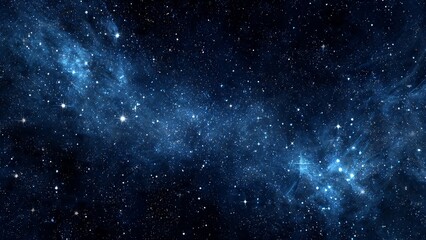 Fototapeta premium Deep space nebula with countless bright stars and cosmic dust clouds Cosmos