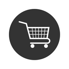 Shopping Cart icon isolated on transparent background