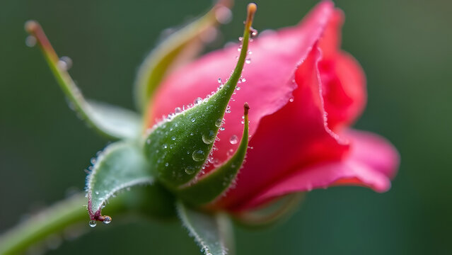 Stem hairs and thorn base macro