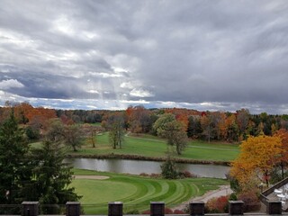 Colorful autumn in Canada, nature