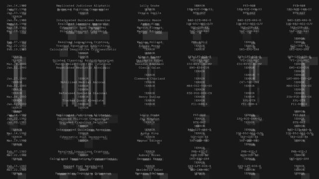 Background with vertical running lines and scanning lines. An imitation of an outdated or futuristic computer.