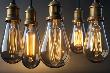 light bulbs in a row