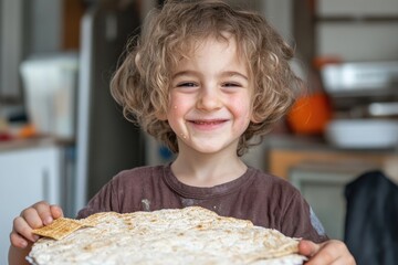 Passover Seder ritual of breaking middle matzah