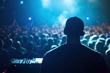 DJ Performing at Concert