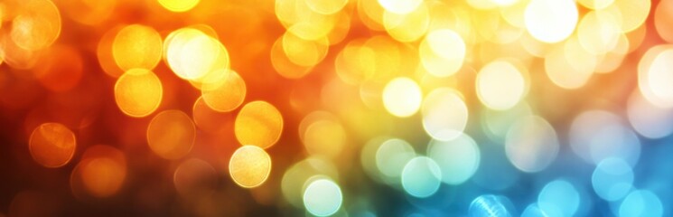Obraz premium Colorful Bokeh Background with Vivid Lights and Soft Focus Effect