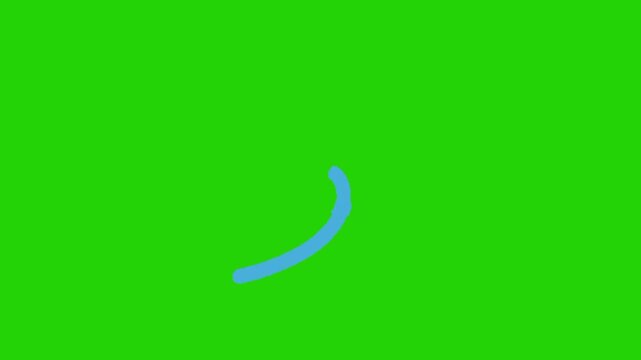 Arrow on green background