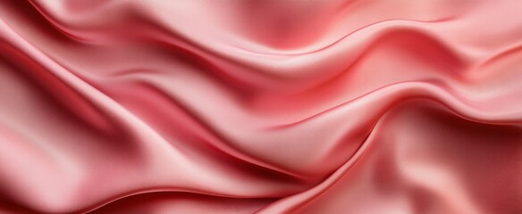 Obraz premium Smooth Silky Satin Texture in Soft Light Pink Color