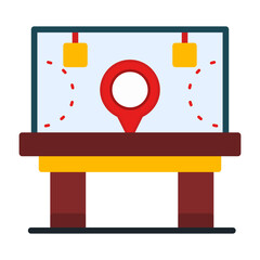 Road Sign Billboard Icon