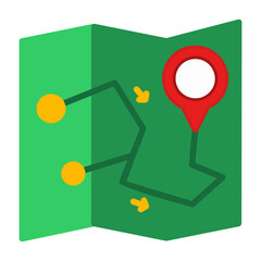 Route Map Icon