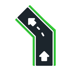 Sharp Bend Icon