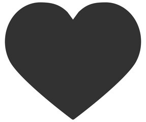 heart icon on transparent background