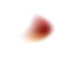 Abstract gradient shapes organic warm tone PNG overlay background