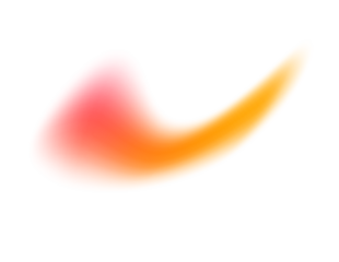 Abstract gradient shapes organic warm tone PNG overlay background