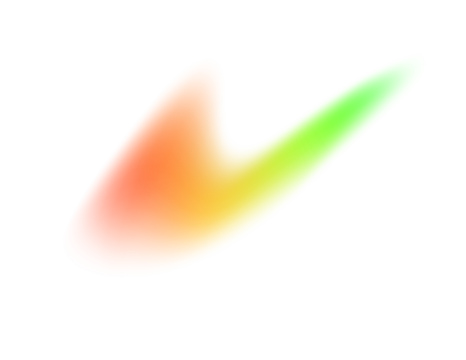 Abstract gradient shapes organic warm tone PNG overlay background