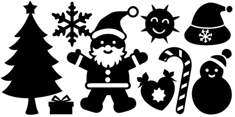 black and white cats