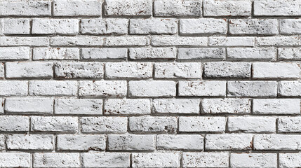 Obraz premium A textured close-up of a painted brick wall, showcasing the weathered surface