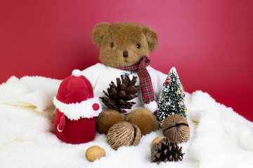 Christmas Time, Cozy Christmas Bear