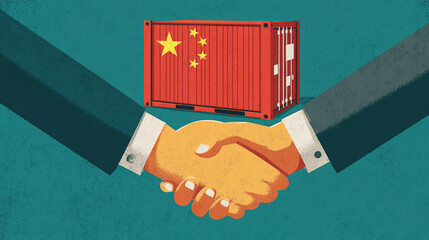 Global communication concept with envelope and globe