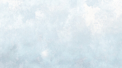 Abstract watercolor wash of teal and deep blue hues, creating a textured horizontal band against a white background