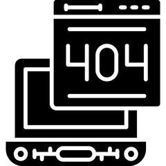 404 Icon Vector Element