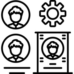 Resume Icon Vector Element