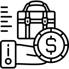 Cooperation Icon Vector Element